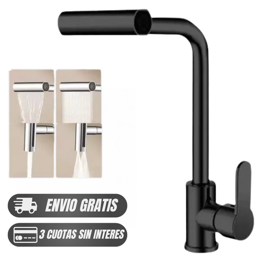 Grifo Cascada 4 Modos Acero Inoxidable 360° GrifoMax PRO®